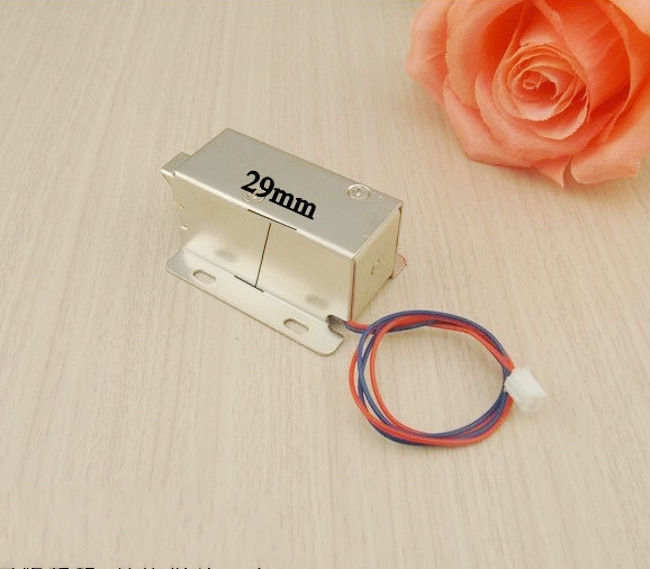 Cabinet Door Electric Lock Assembly Solenoid DC 12V For Drawer S - Click Image to Close