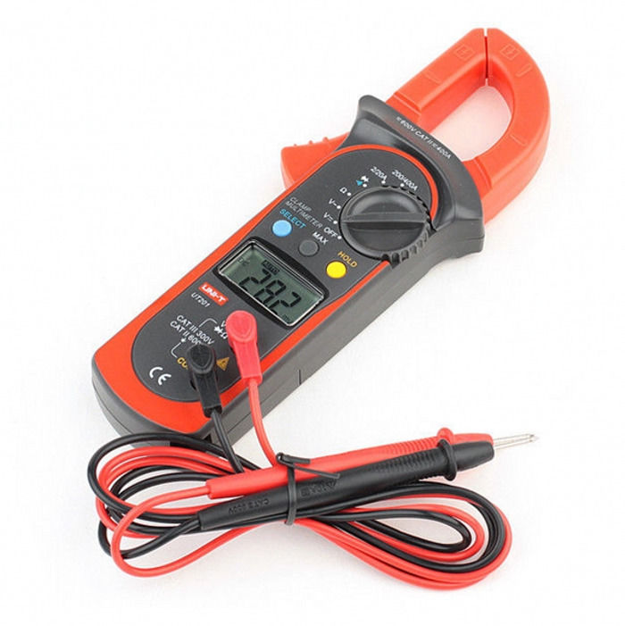 UNI-T UT201 Digital Auto Range Clamp Multimeter Tester Meter DMM - Click Image to Close