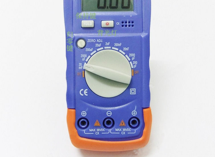 Digital LCD Capacitance Capacitor Meter Tester Multimeter 20mF T