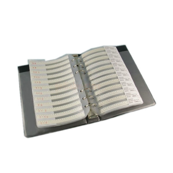 New 0603 SMD 3025pcs Resistor and 700pcs Capacitor Sample Book - Click Image to Close