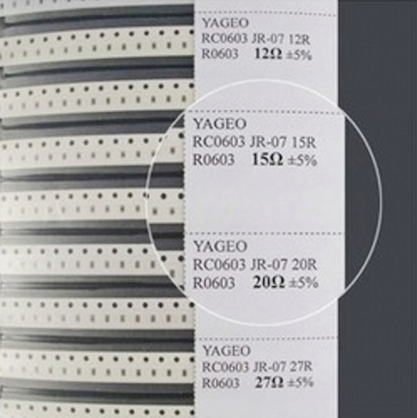 New 0603 SMD 3025pcs Resistor and 700pcs Capacitor Sample Book