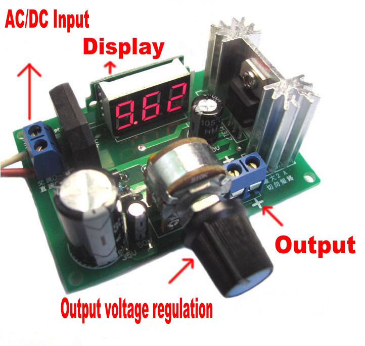 New LM317 Adjustable Voltage Regulator Step-down Power Supply Mo - Click Image to Close