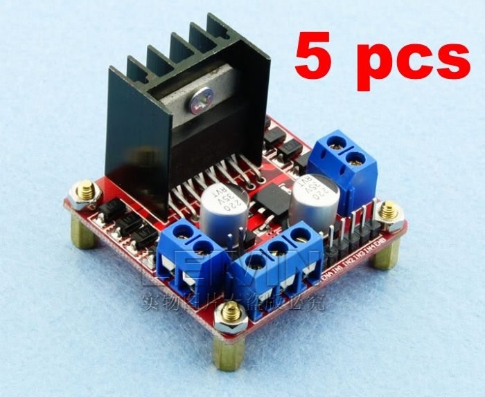 5 pcs L298N Dual H Bridge DC Stepper Motor Drive Board Module Fo - Click Image to Close