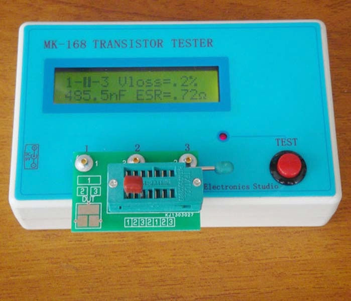 NEW Transistor Tester Diode Triode Capacitance ESR resistance Me