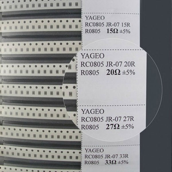 New 0805 SMD 3025pcs Resistor and 700pcs Capacitor Sample Book F - Click Image to Close