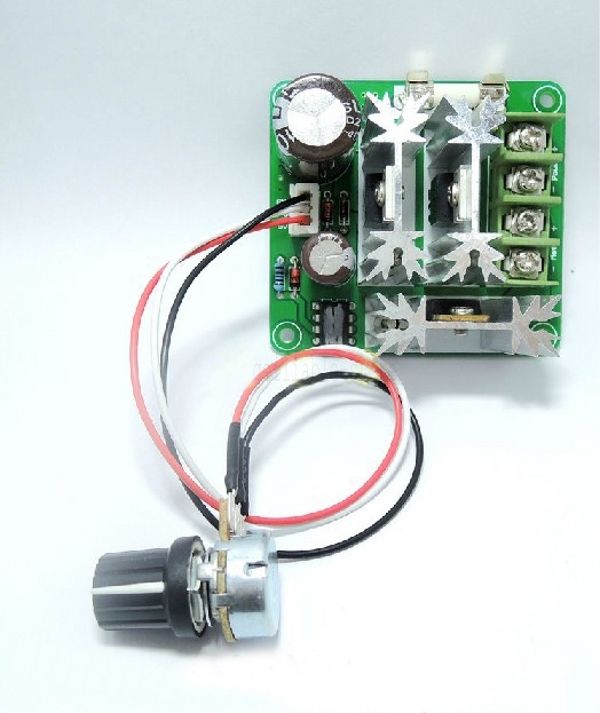 6V-90V 15A Pulse Width PWM DC Motor Speed Controller Switch 12v - Click Image to Close