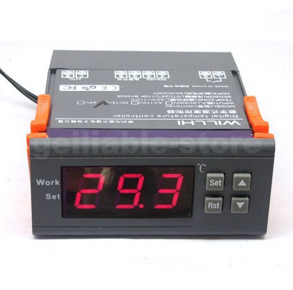 12V Digital LCD Thermostat Temperature Regulator Controller Aqua - Click Image to Close