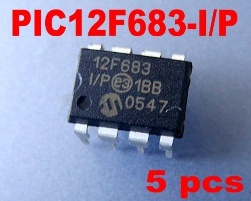 5 pcs Microchip PIC 12F683 PIC12F683-I/P PIC12F683 DIP-8 New