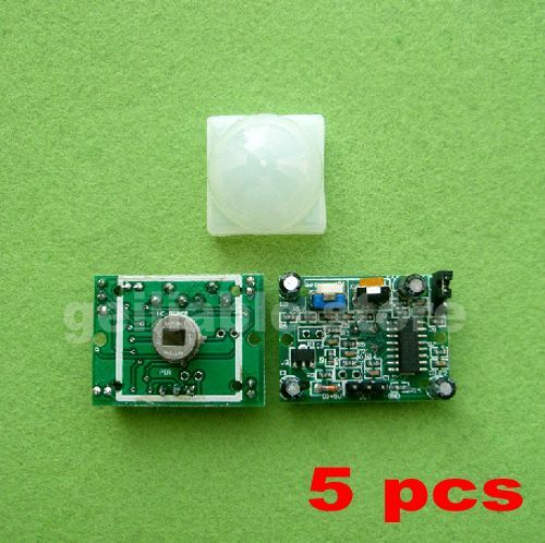 5 pcs New HC-SR501 Human Sensor Module Pyroelectric Infrared