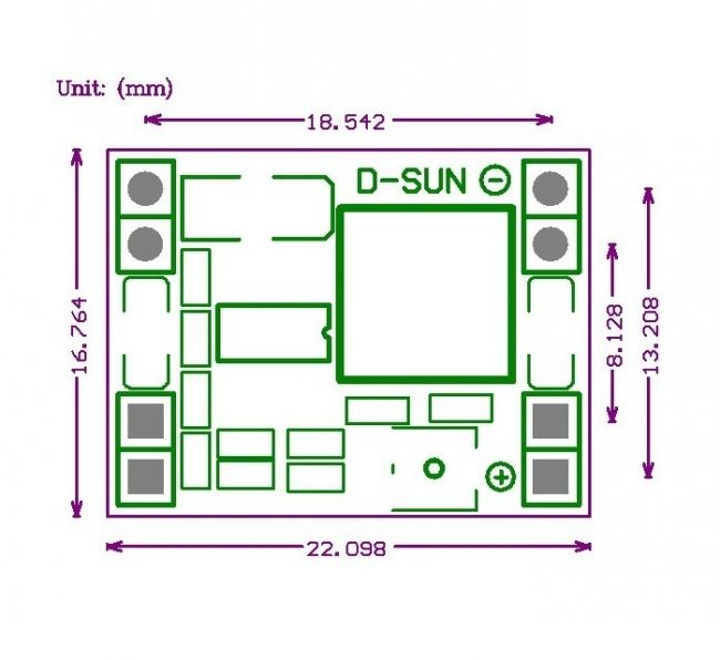 5 pcs 3A DC Converter Adjustable Step-down Power Supply IN 4.5-2