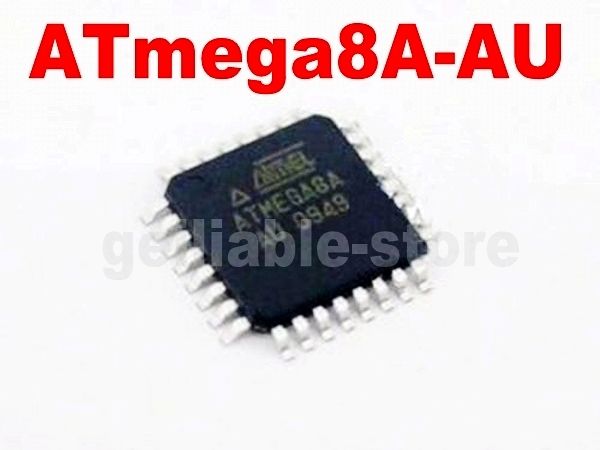 New ATmega8A-AU16MHZ AT mega8A TQFP32 8-bit MCU IC 8K 16MHz