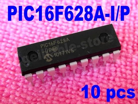 10 pcs Microchip PIC16F628A-I/P PIC16F628 16F628A DIP-18 New - Click Image to Close