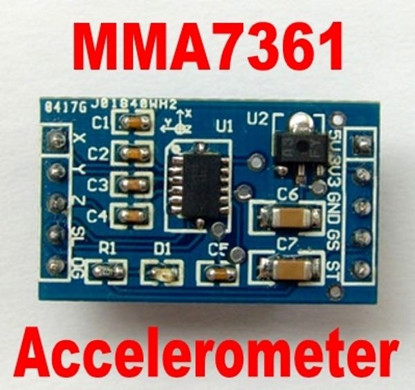 Arduino MMA7361 (MMA7260) Accelerometer Module Tilt Slant Angle - Click Image to Close