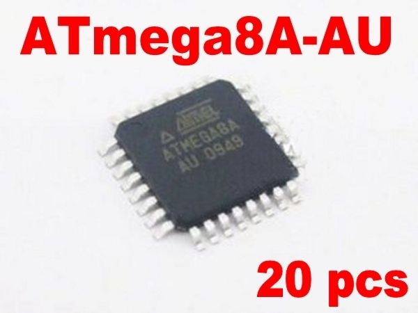 20 pcs ATmega8A-AU16MHZ AT mega8A TQFP32 8-bit MCU IC 8K 16MHz - Click Image to Close