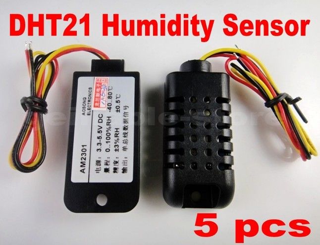 5 pcs AM2301 DHT21 Digital Temperature & Humidity Sensor New