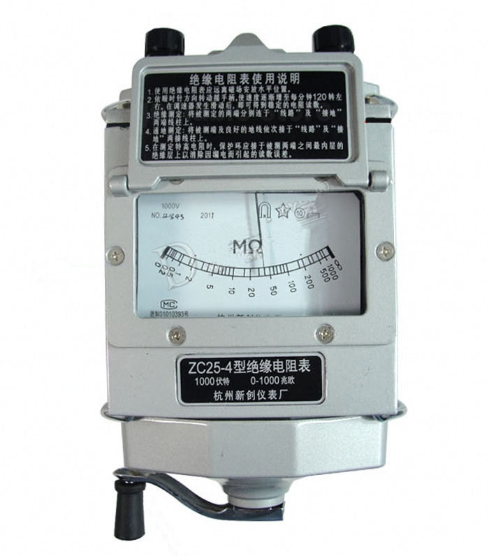 New Megger Meter Insulation Tester Resistance Meter 1000MΩ 1000V