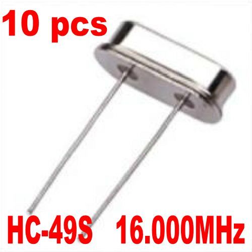 10x 16.000MHZ 16 MHZ 16M HZ Crystal Oscillator HC-49S