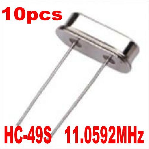 10x 11.0592MHZ 11.0592 MHZ Crystal Oscillator HC-49S - Click Image to Close