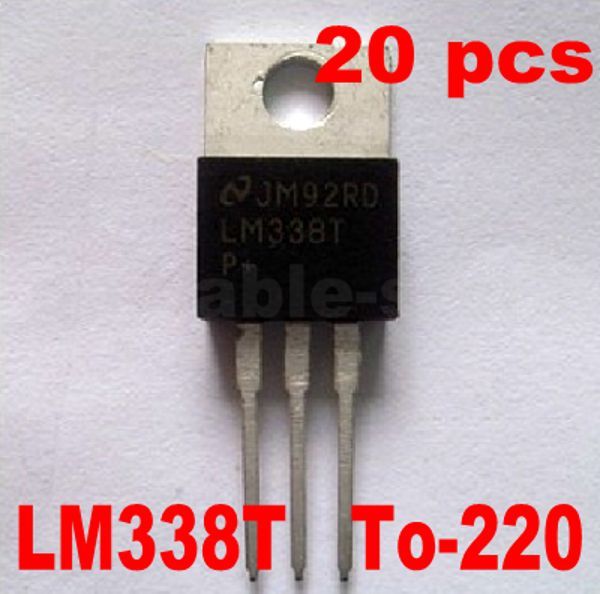 20 pcs LM338T LM338 Voltage Regulator Adjustable 1.2V To 32V 5A