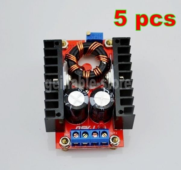 5 pcs DC Converter 150W 10-32V to 12-35V Boost Step-up Power Sup