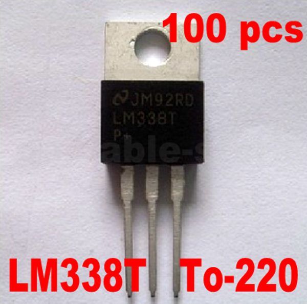 100 pcs LM338T LM338 Voltage Regulator Adjustable 1.2V To 32V 5A