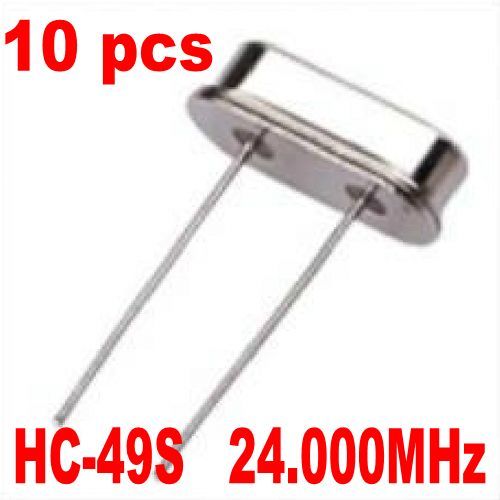 10x 24.000MHZ 24 MHZ 24M HZ Crystal Oscillator HC-49S