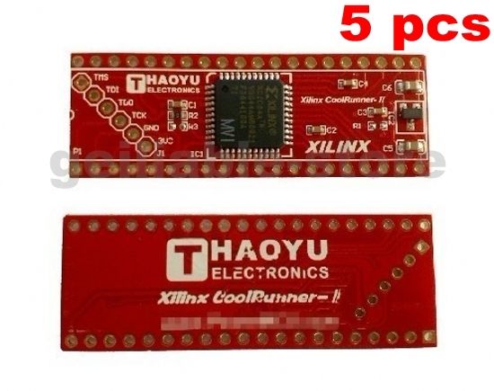 5 pcs Xilinx XC2C64A CPLD Core Module CoolRunner2 Mini Board - Click Image to Close