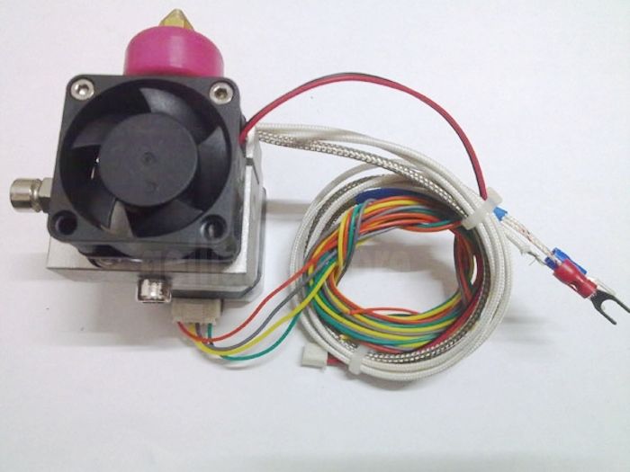 New 0.4mm Nozzle Extruder Print Head for 3D Printer Reprap Mende - Click Image to Close