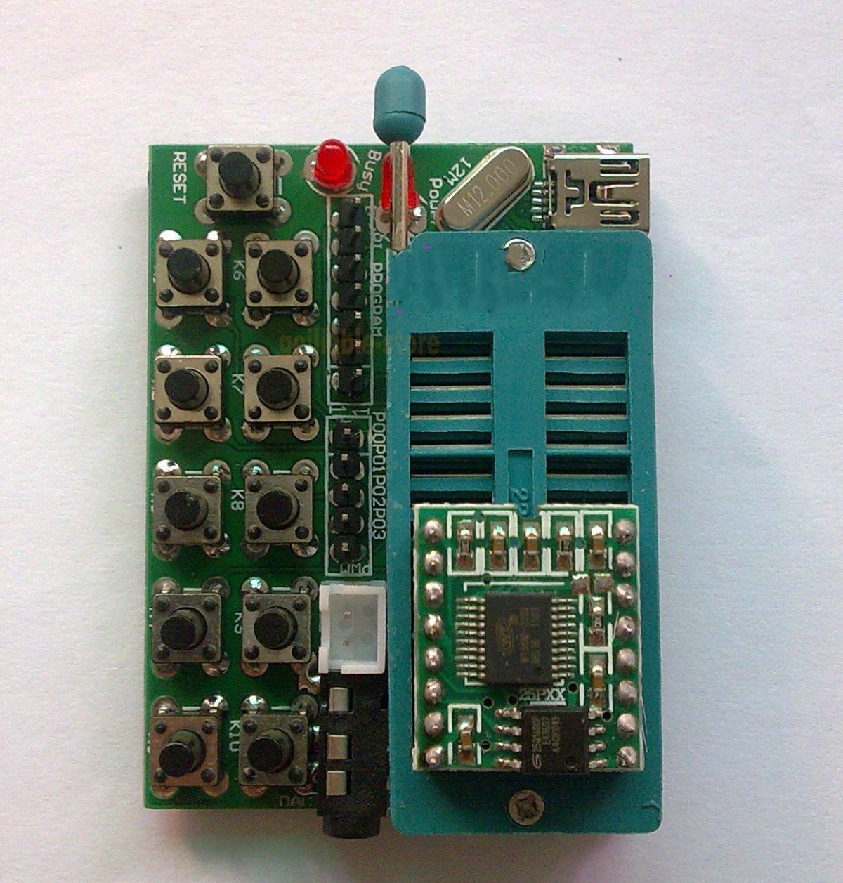 New WT588D USB Sound Module Programmer Downloader Testing Board