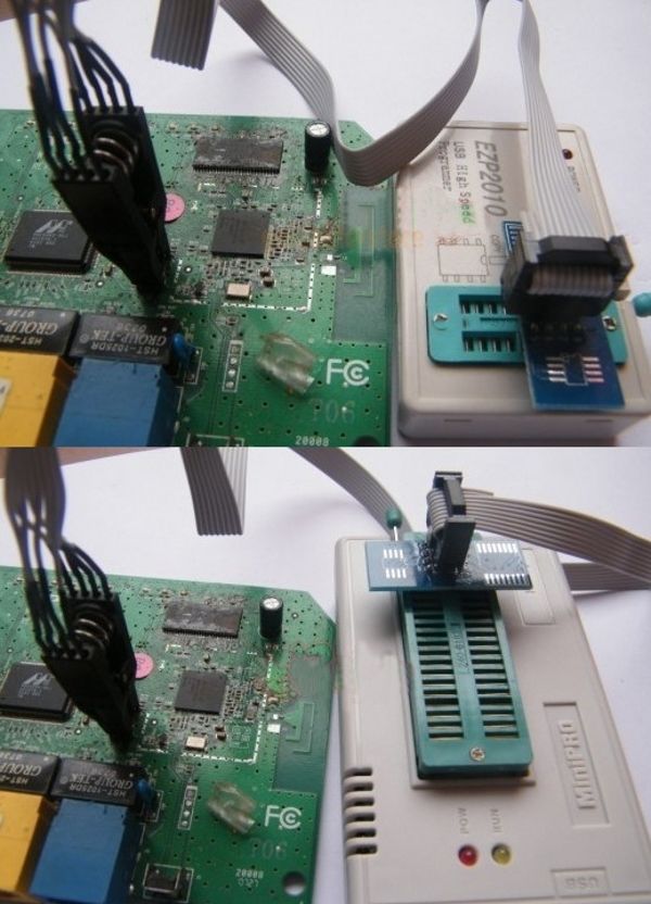 New SOIC8 SOP8 Flash Chip IC Test Clips Socket Adpter BIOS/24/25