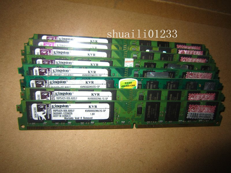 kingston Kvr800d2n6/2g-sp 1.8V DDR2 2G - Click Image to Close