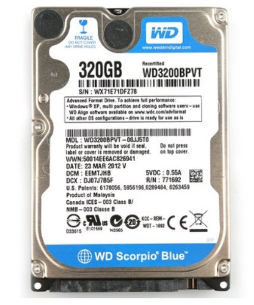 WD3200BPVT 320GSATA 320G - Click Image to Close