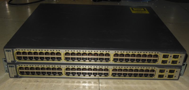 Cisco WS-C3750G-48TS-E 484SFP