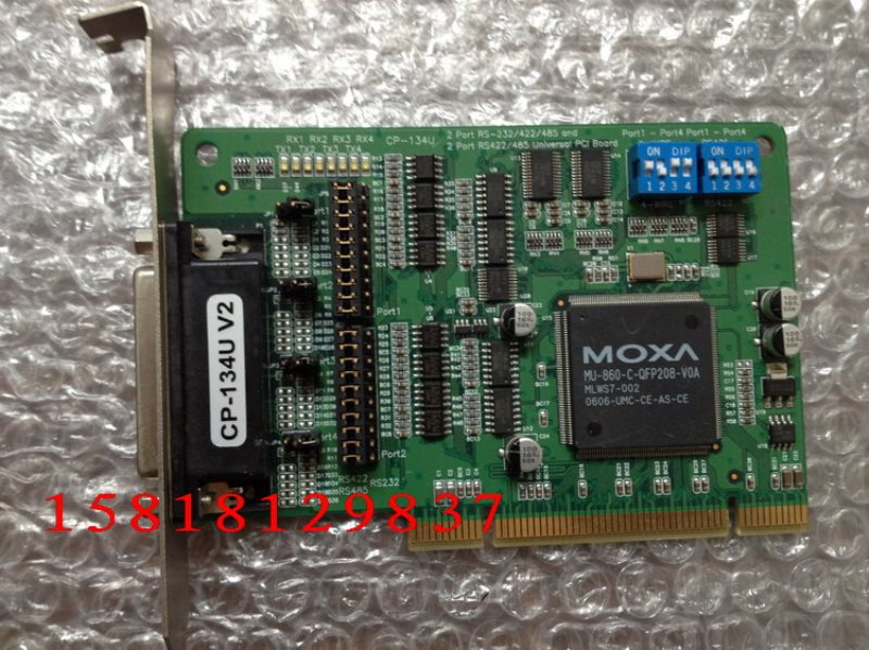 MOXA CP-134U V2 4RS422 485 PCI 4 - Click Image to Close