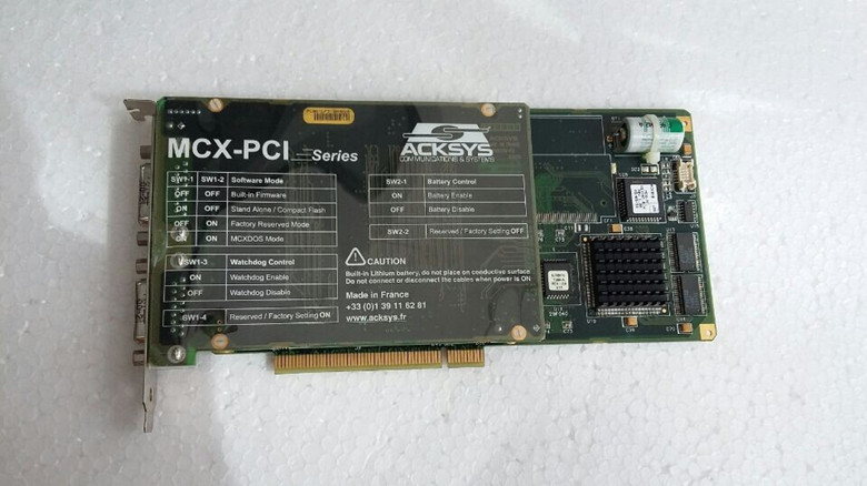 acksys mcx-pci acksys mcxpci mcx-pci-f2 passed 10/00 - Click Image to Close